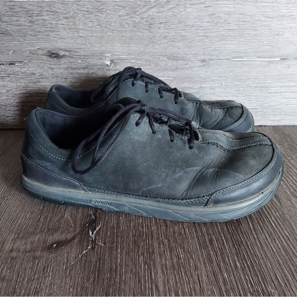 Altra Instinct Everyday Black Nubuck Casual Sneaker Comfort Shoe Mens Size 9